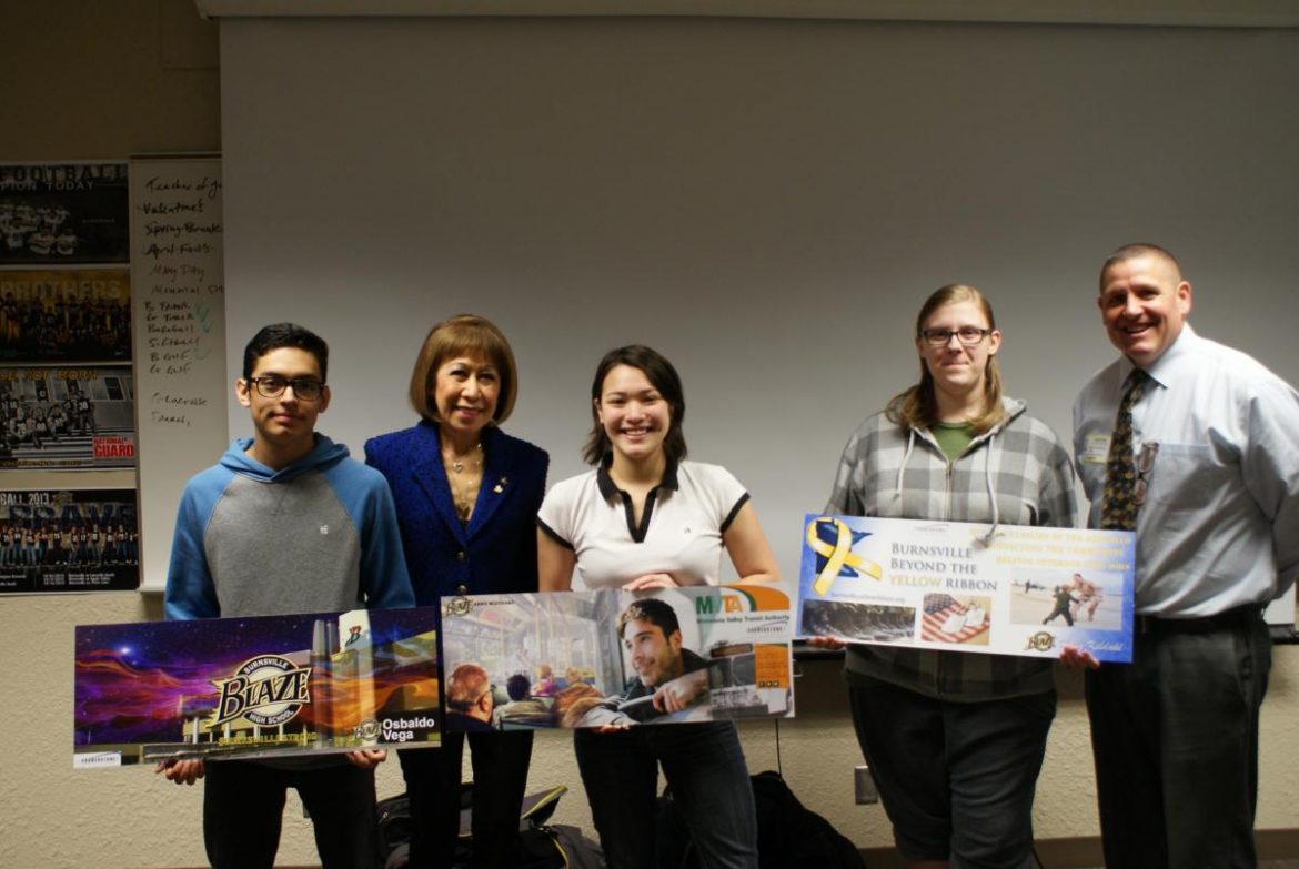 BHS Students Produce MVTA, City Of Burnsville Bus Panels